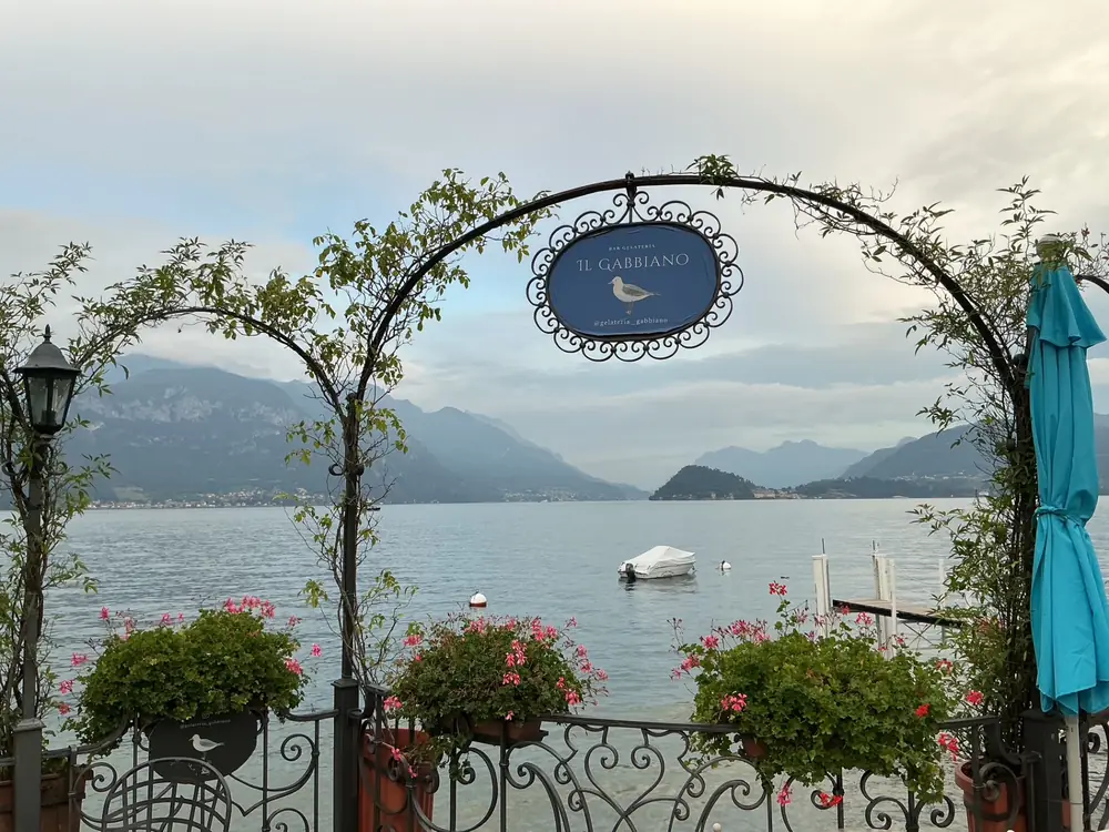 La gelateria au bord du lac à Menaggio